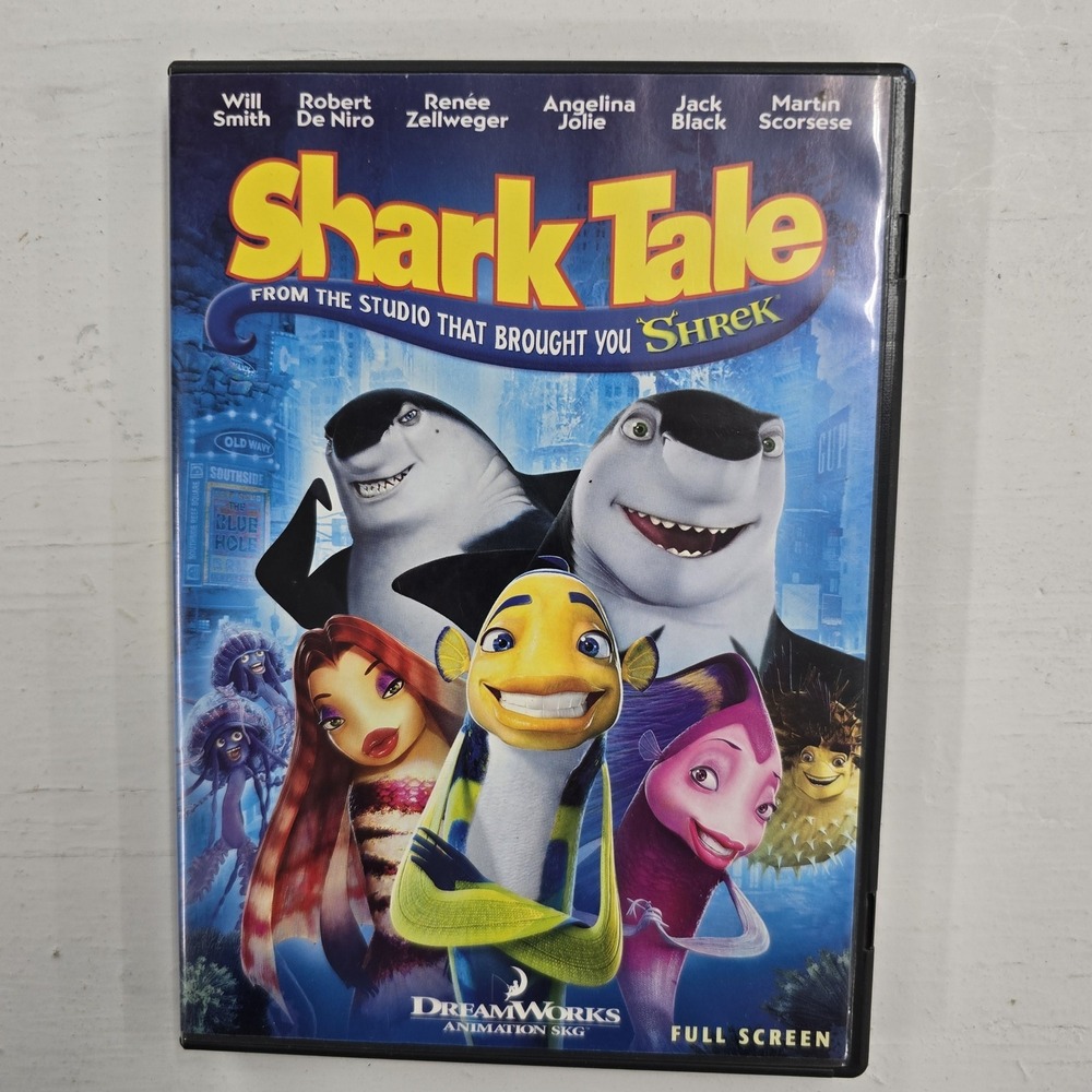 DreamWorks Shark Tale DVD Animation Family 2004 Full Screen Will Smith 91956
